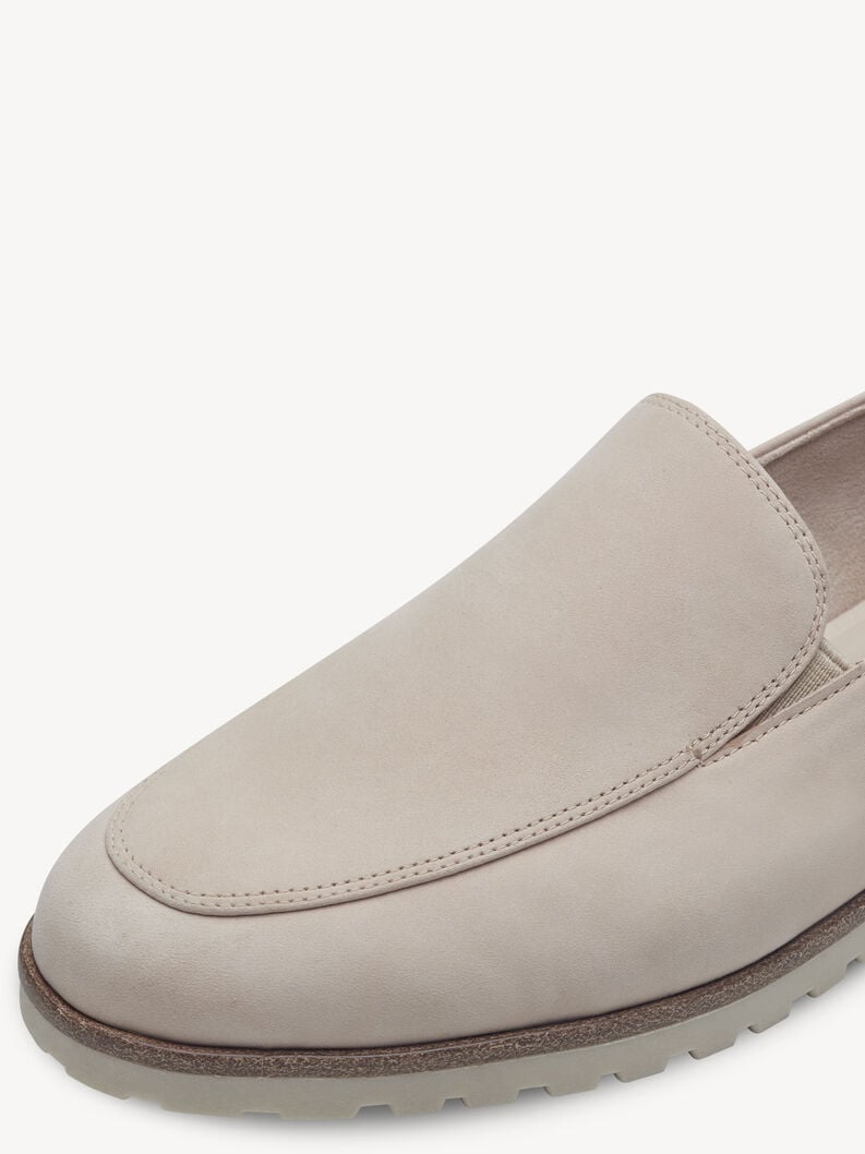 Tamaris Lederslipper - Beige