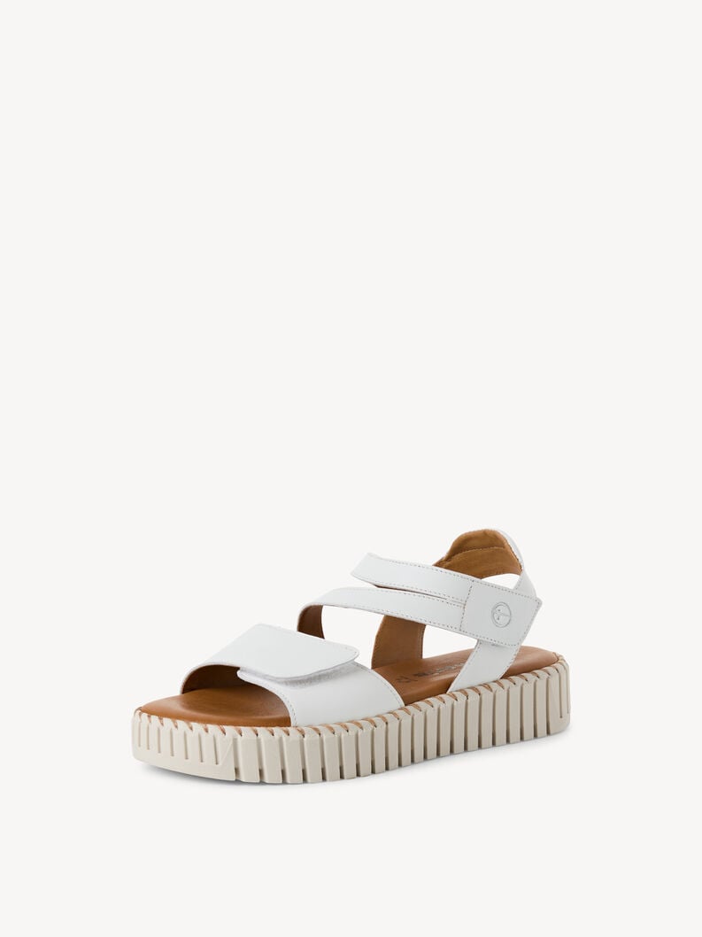 Tamaris Ledersandalette - Weiß