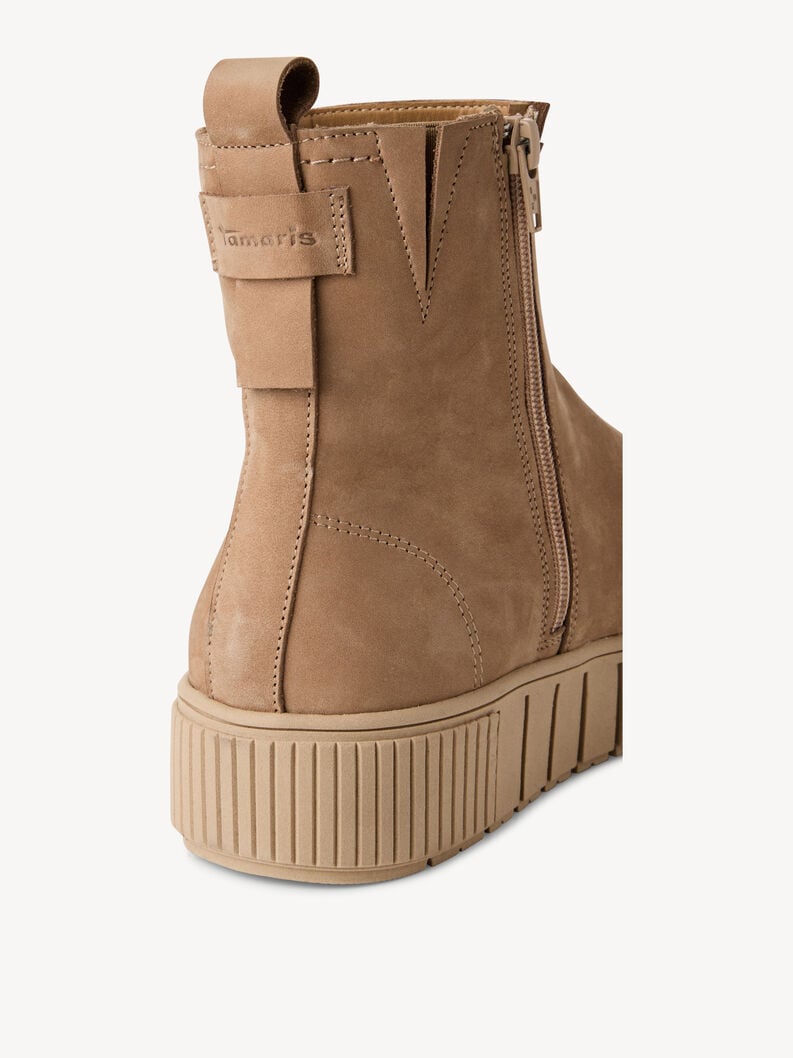 Tamaris Lederstiefelette - Braun