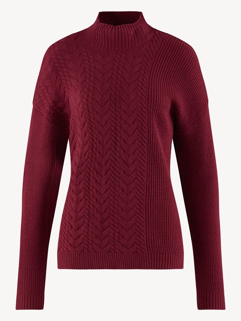 Tamaris Strickpullover - Rot