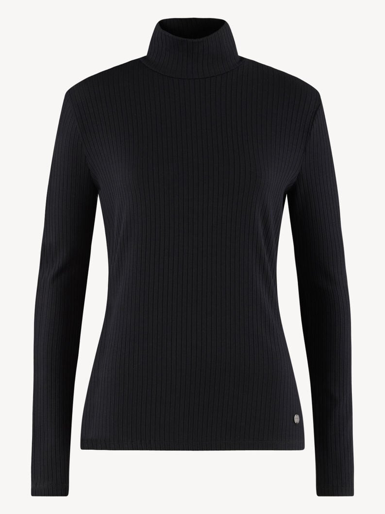 Tamaris Langarmshirt - Schwarz