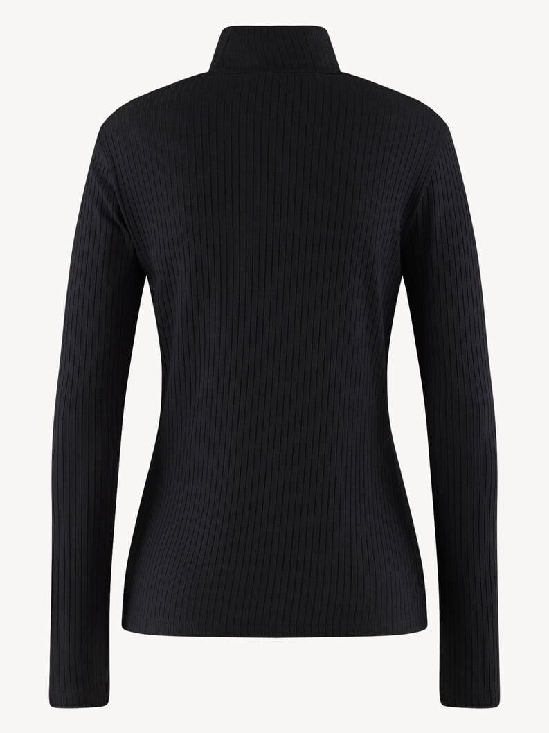 Tamaris Langarmshirt - Schwarz