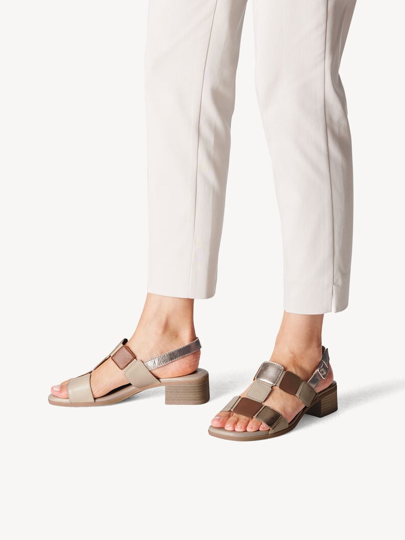 Tamaris Ledersandalette - Braun