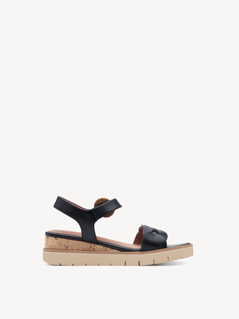 Tamaris Ledersandalette - Blau