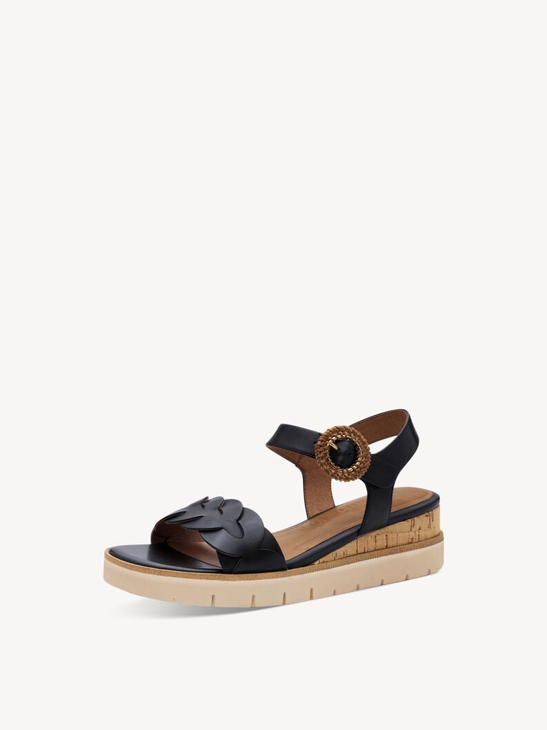 Tamaris Ledersandalette - Blau