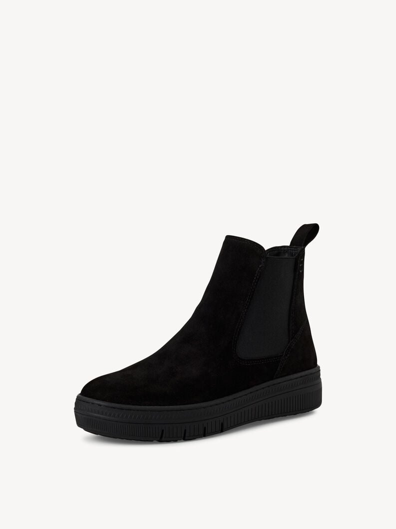 Tamaris Leder Chelsea Boot - Schwarz