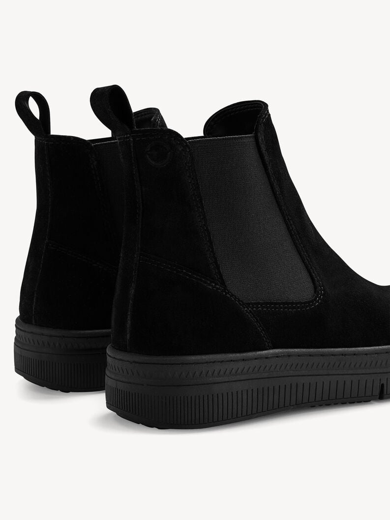 Tamaris Leder Chelsea Boot - Schwarz