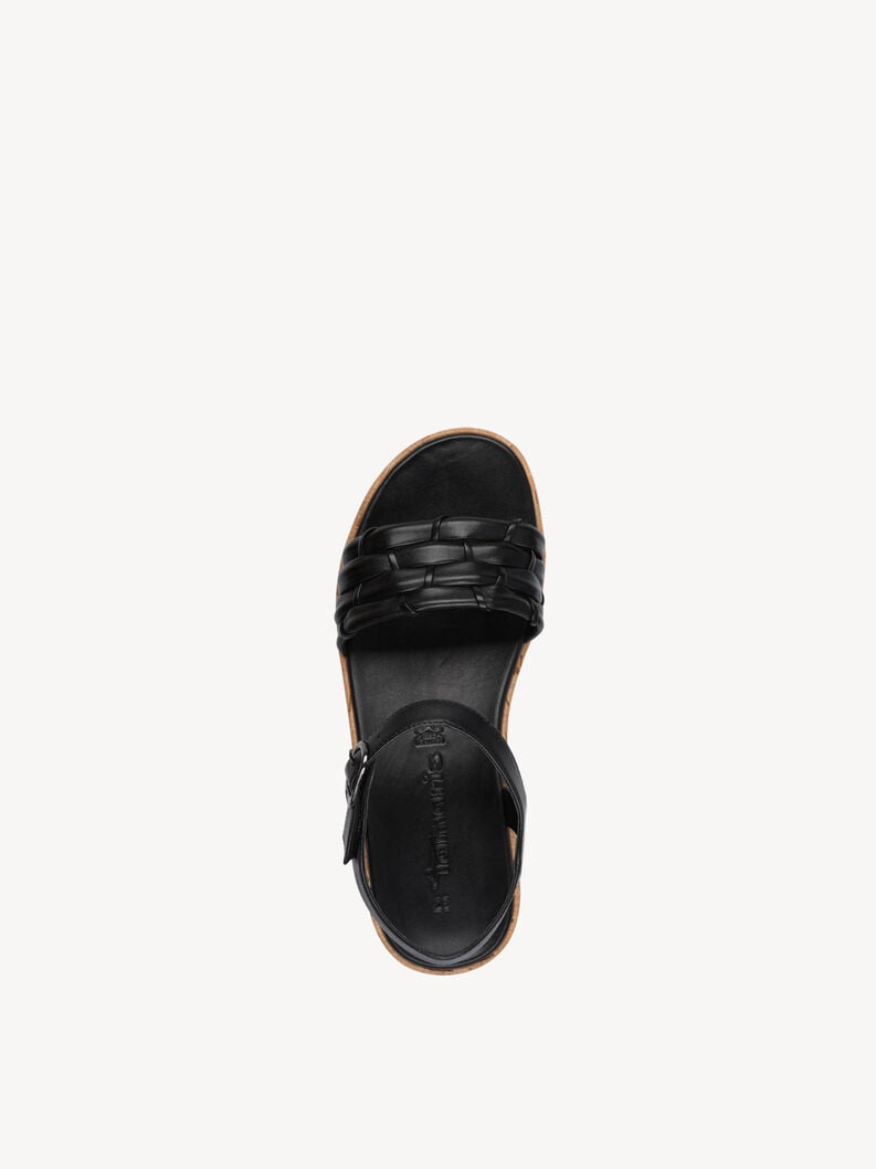 Tamaris Ledersandalette - Schwarz