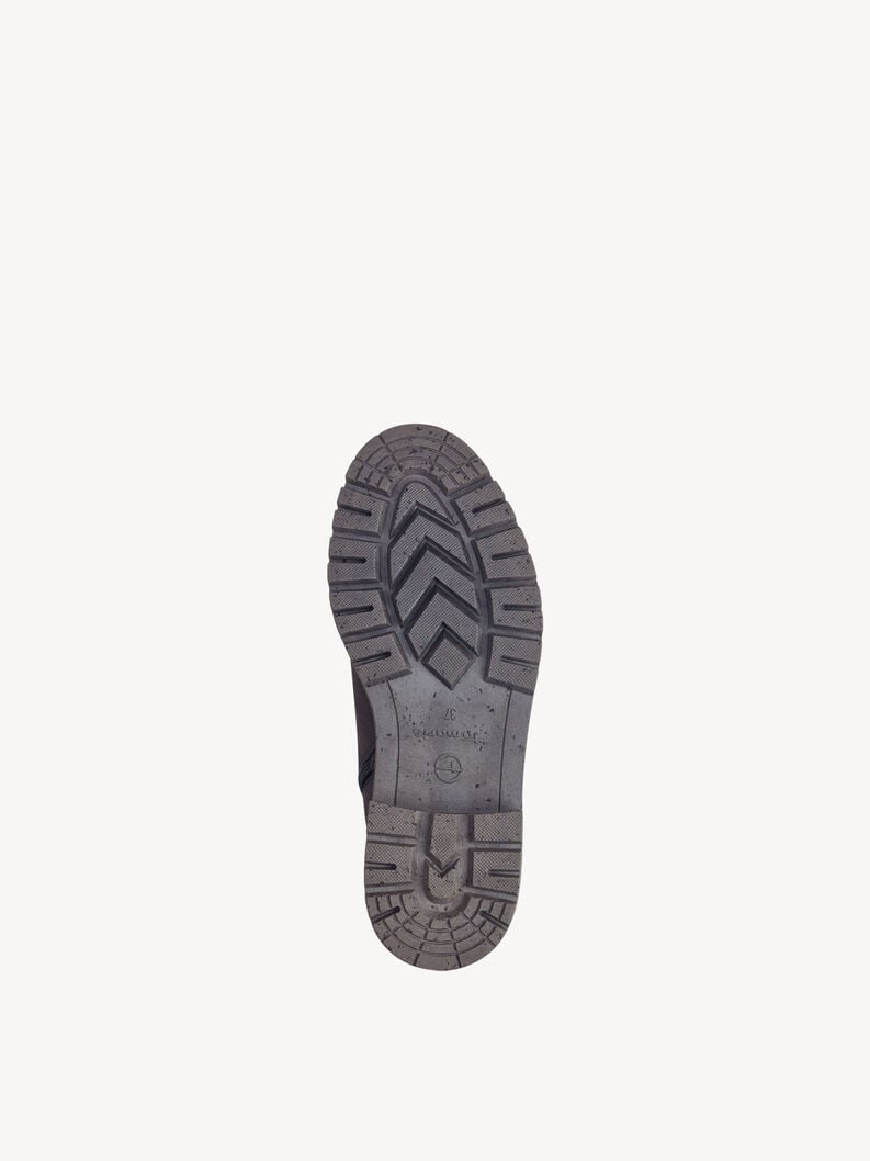 Tamaris Lederstiefelette - Grau Warmfutter