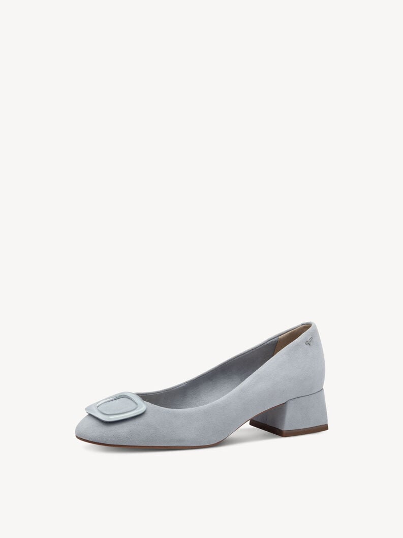 Tamaris Lederpumps - Blau