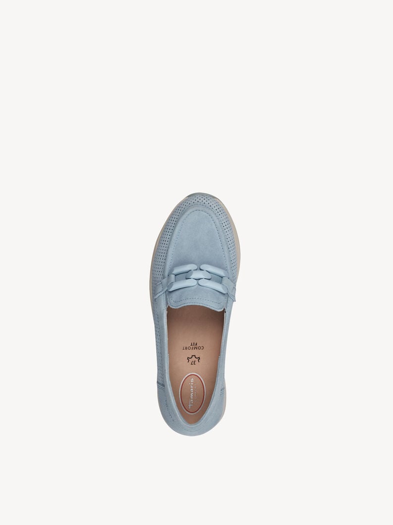 Tamaris Lederslipper - Blau