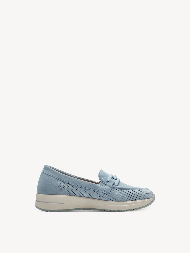 Tamaris Lederslipper - Blau