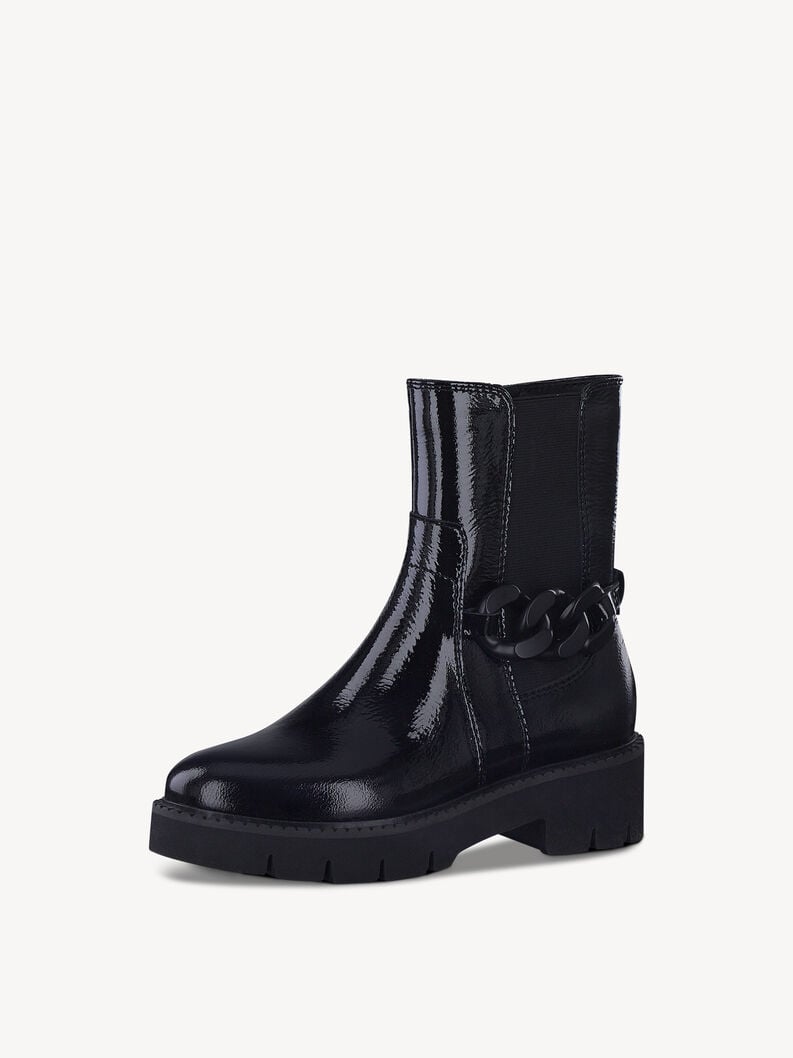 Tamaris Leder Chelsea Boot - Schwarz