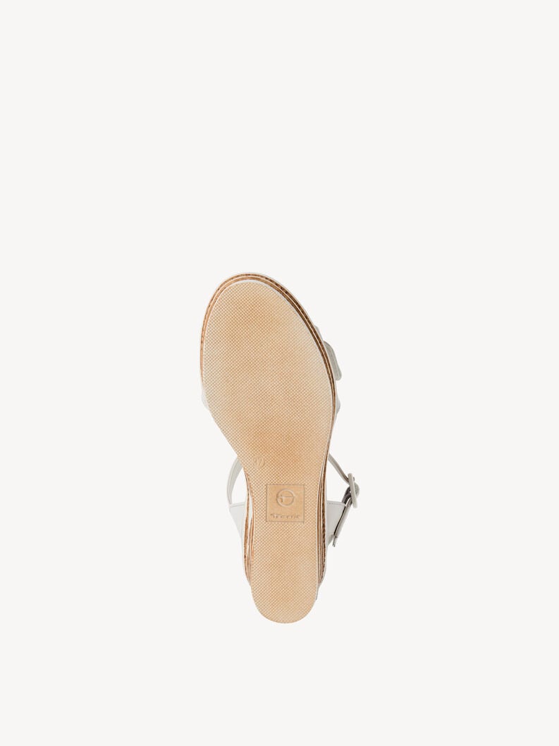 Tamaris Ledersandalette - Weiß