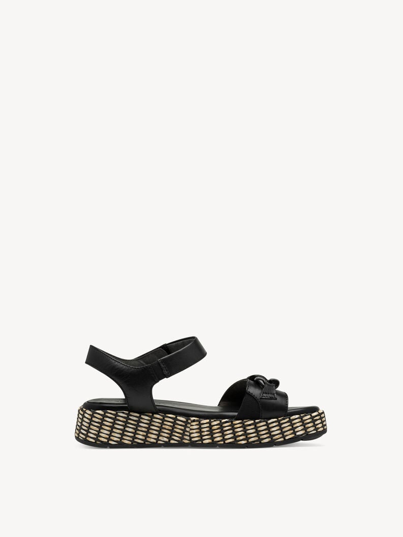Tamaris Ledersandalette - Schwarz