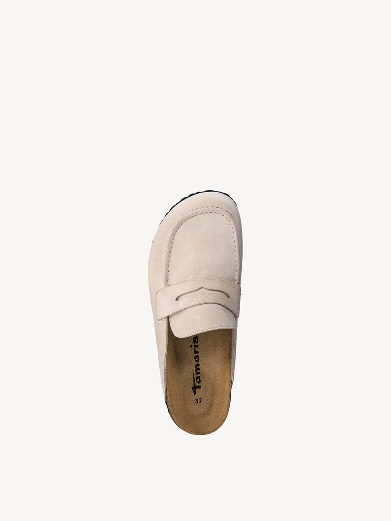 Tamaris Lederpantolette - Grau