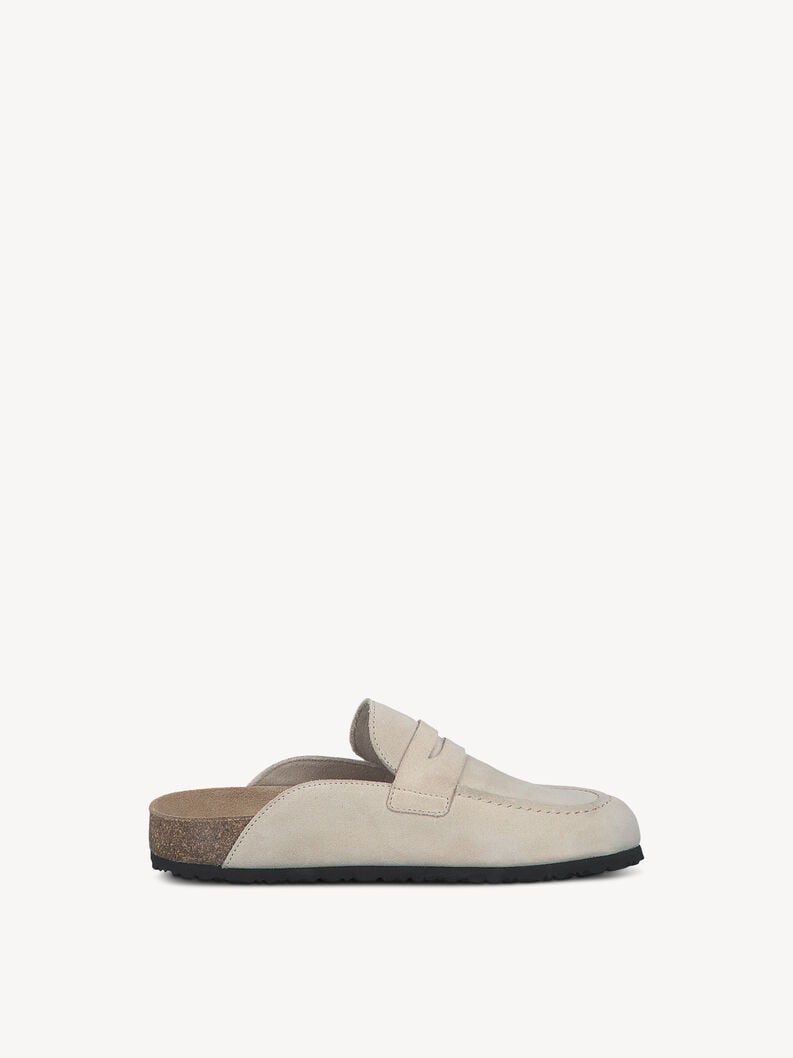 Tamaris Lederpantolette - Grau