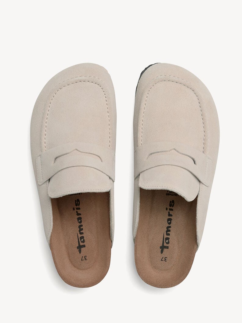 Tamaris Lederpantolette - Grau