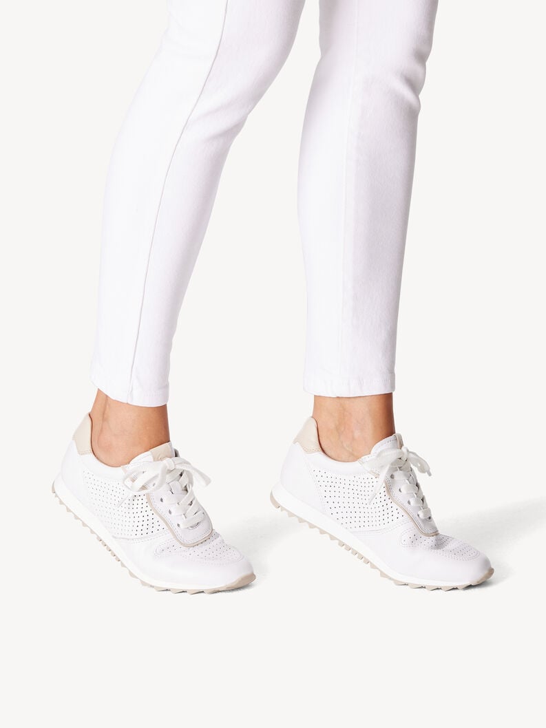 Tamaris Ledersneaker - Weiß