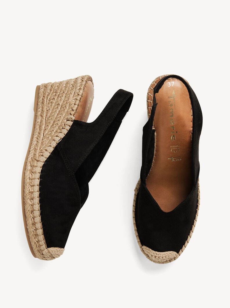 Tamaris Espadrill - Schwarz