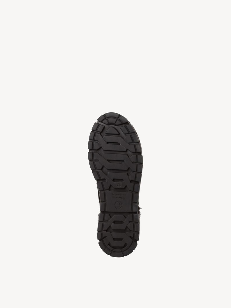 Tamaris Lederstiefelette - Schwarz Warmfutter