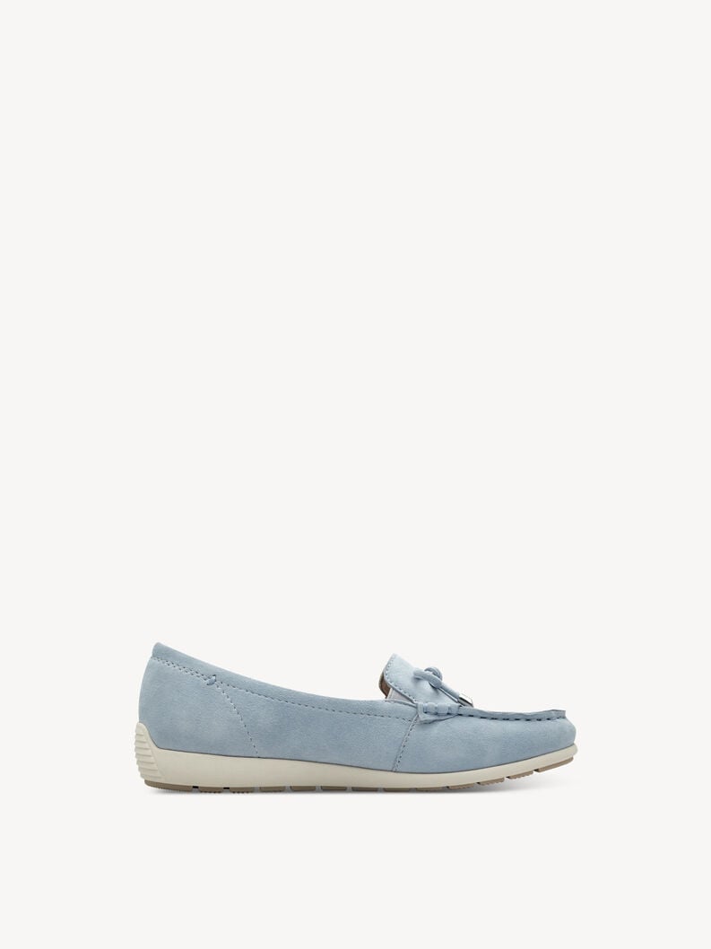Tamaris Lederslipper - Blau