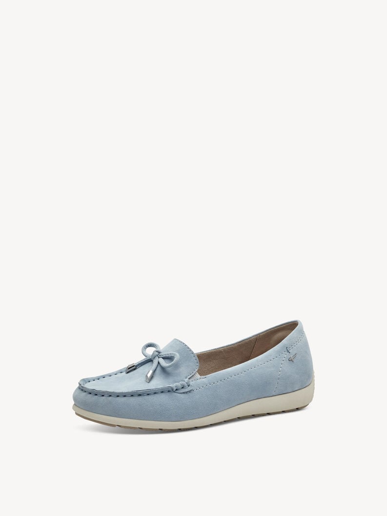 Tamaris Lederslipper - Blau