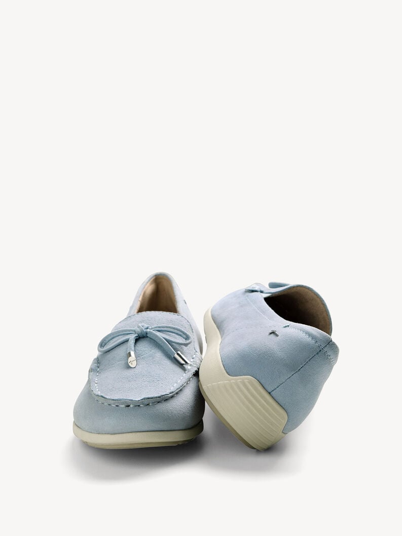 Tamaris Lederslipper - Blau