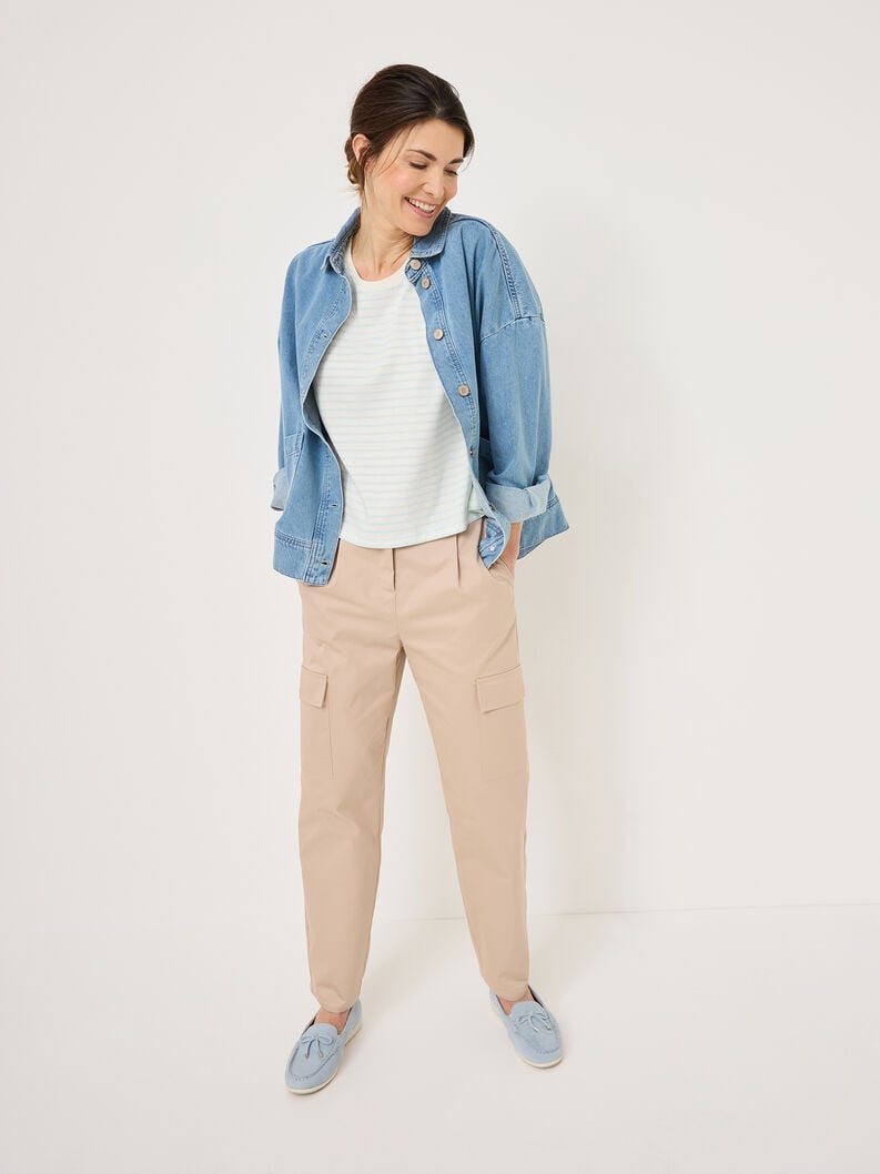 Tamaris Lederslipper - Blau