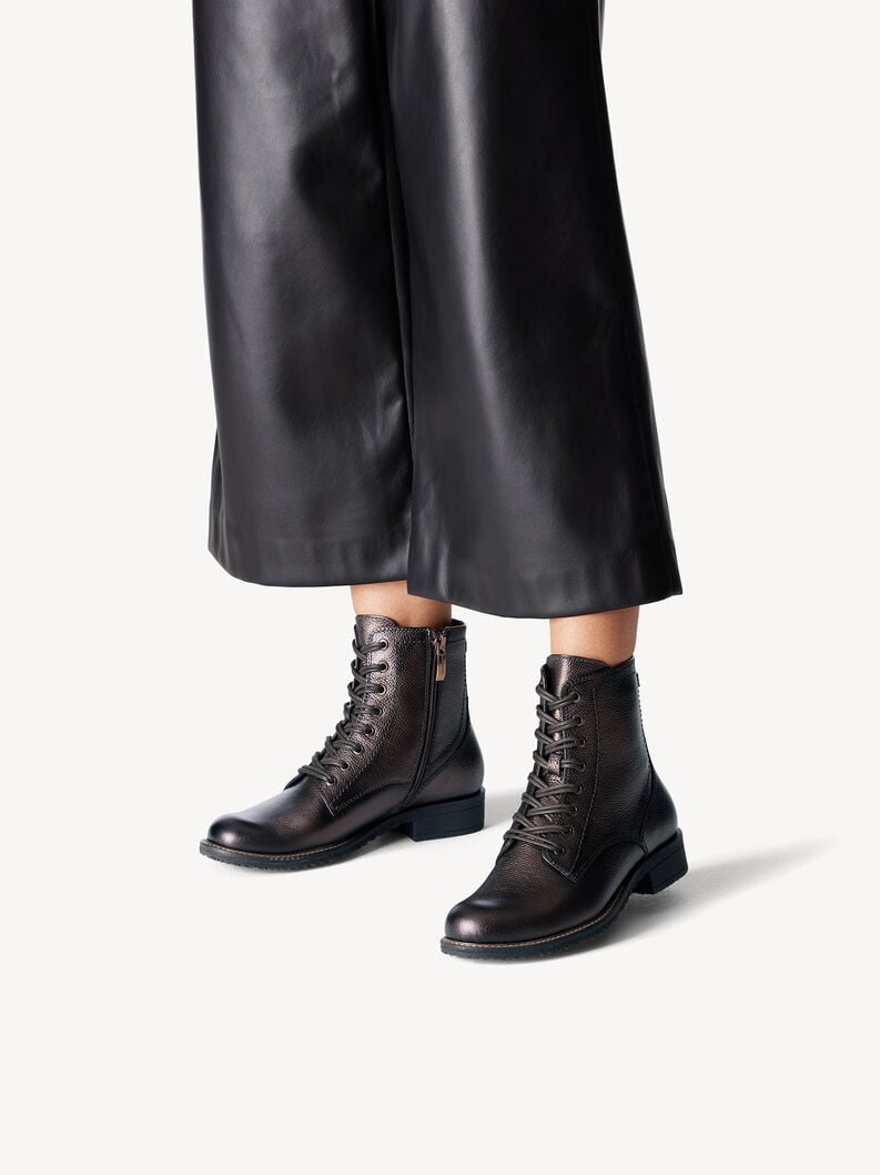 Tamaris Lederstiefelette - Braun