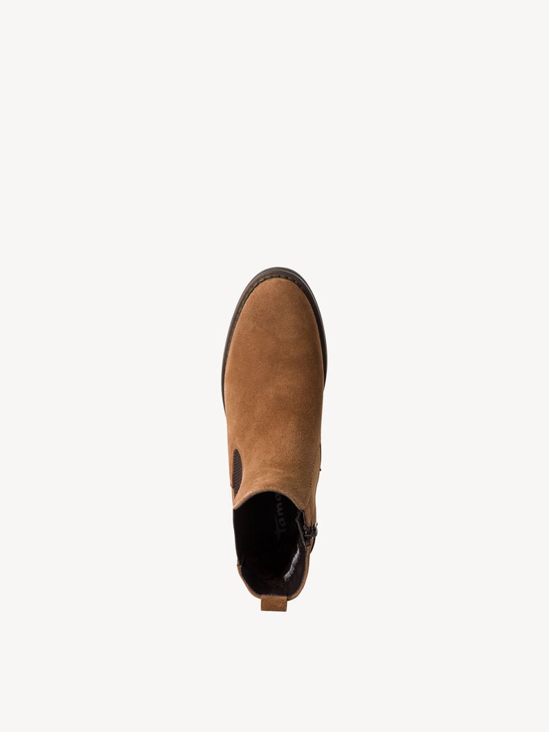 Tamaris Leder Chelsea Boot - Braun
