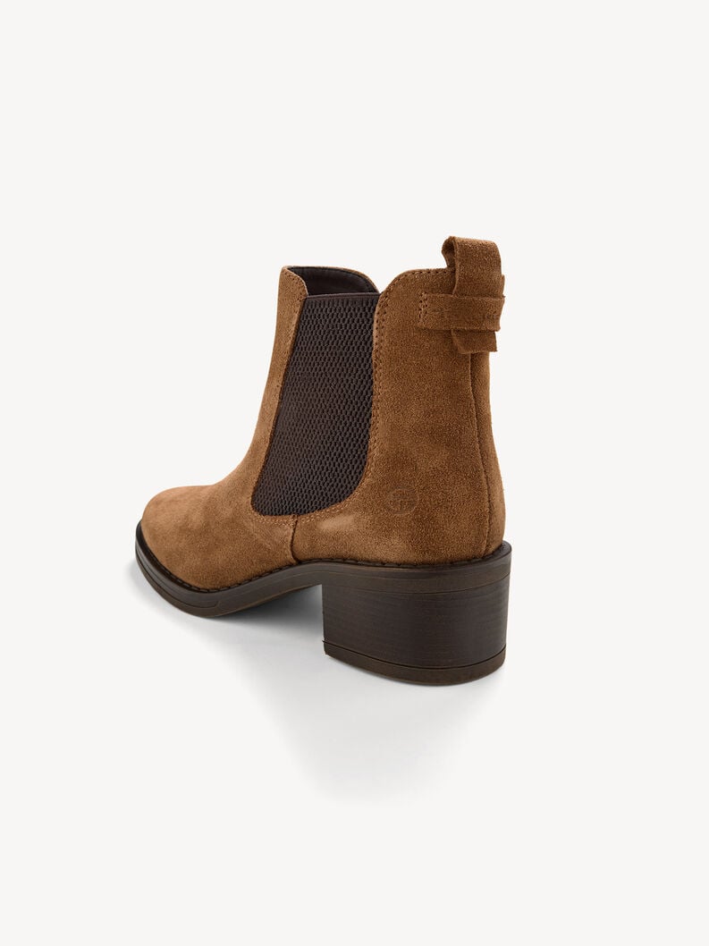 Tamaris Leder Chelsea Boot - Braun