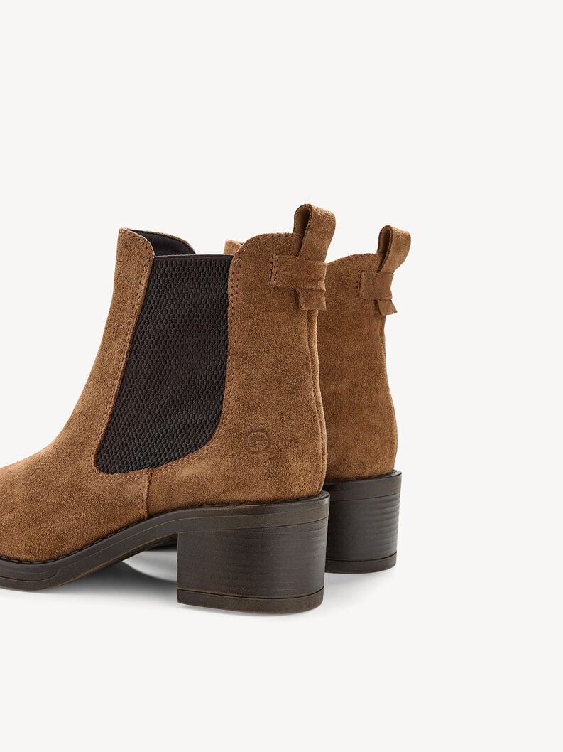 Tamaris Leder Chelsea Boot - Braun