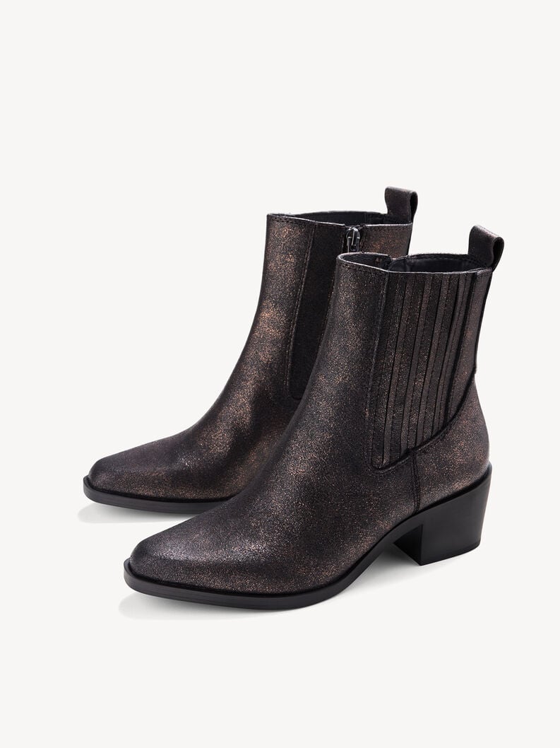 Tamaris Chelsea Boot - Metallic