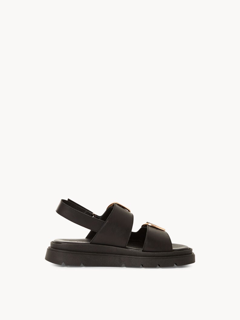 Tamaris Ledersandalette - Schwarz