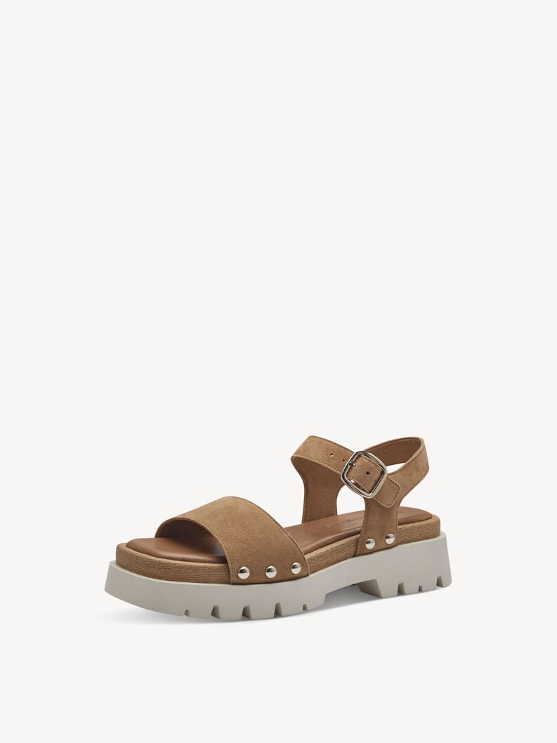 Tamaris Ledersandalette - Braun