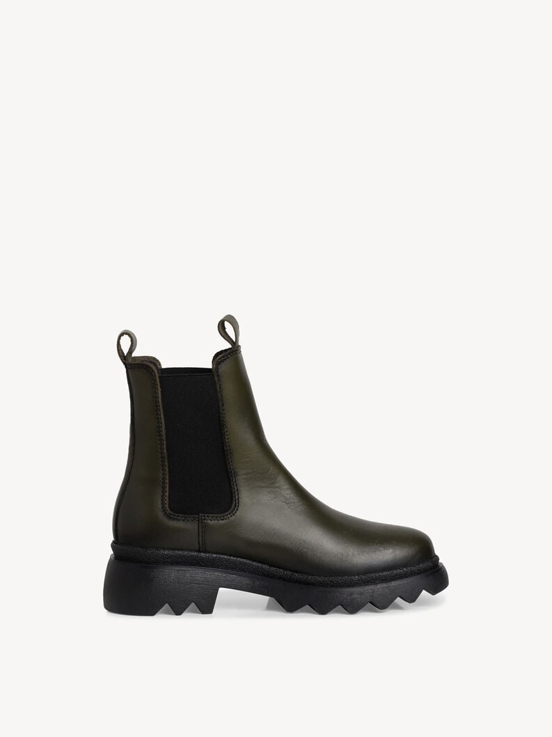 Tamaris Leder Chelsea Boot - Grün