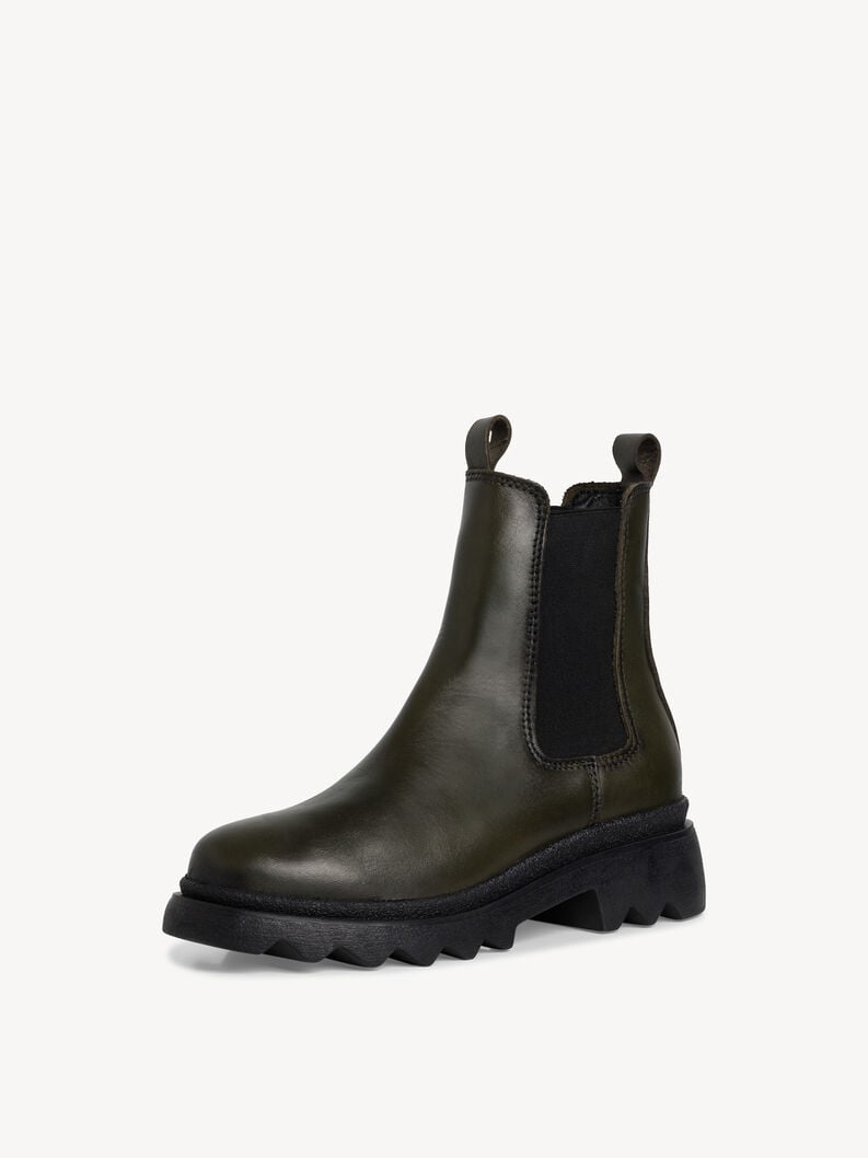 Tamaris Leder Chelsea Boot - Grün