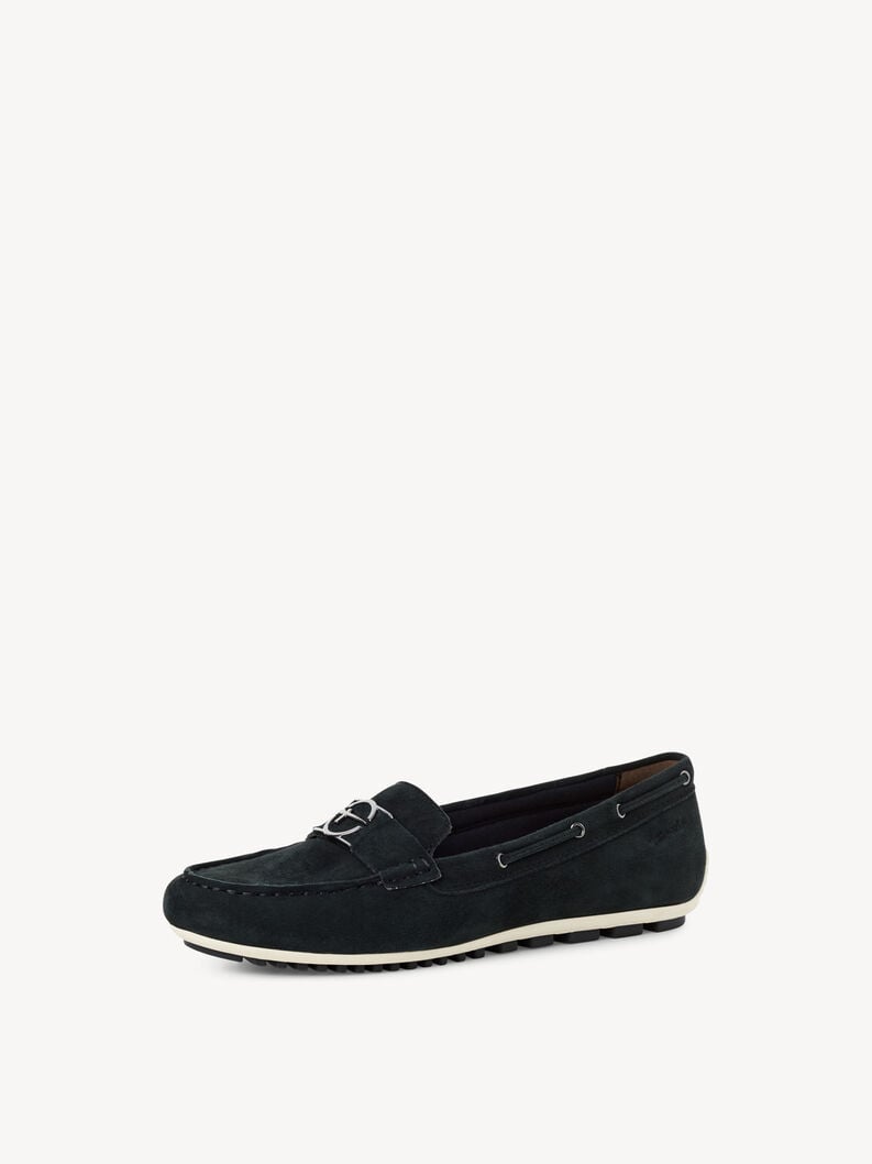 Tamaris Ledermoccassin - Blau