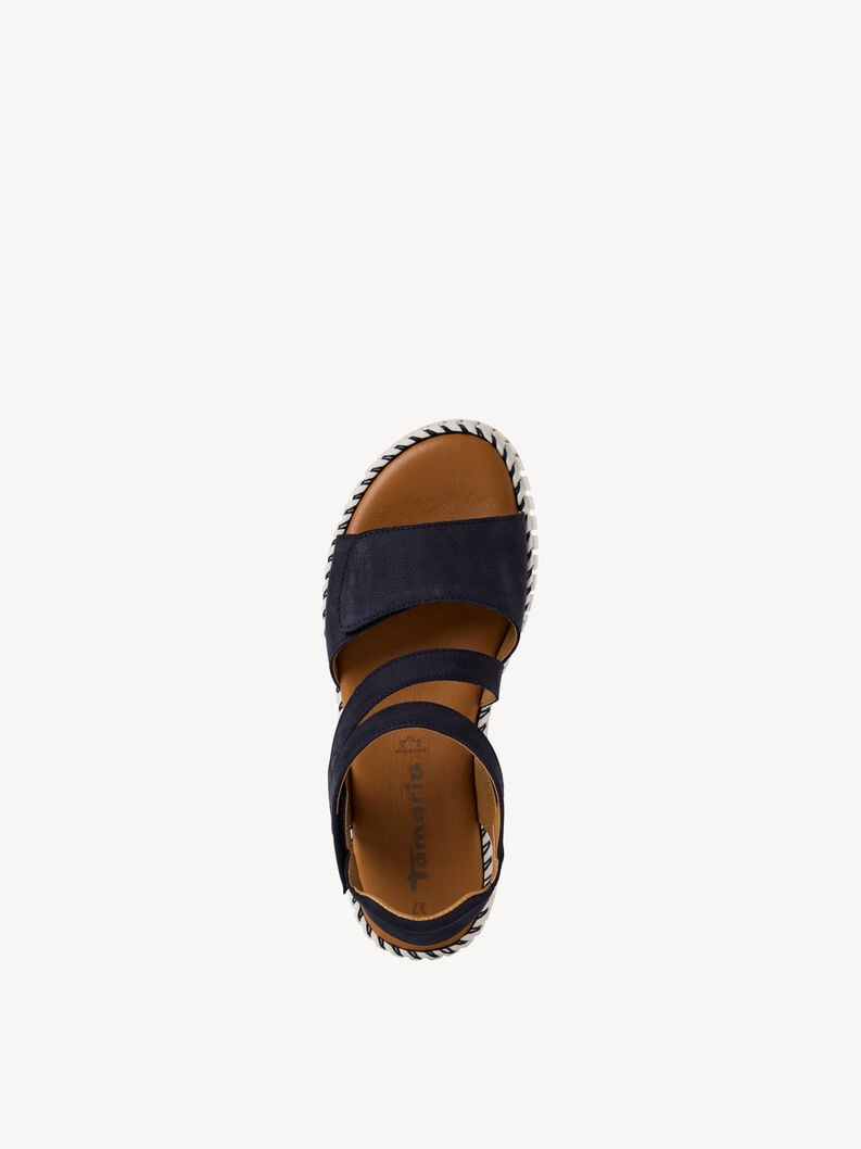Tamaris Ledersandalette - Blau