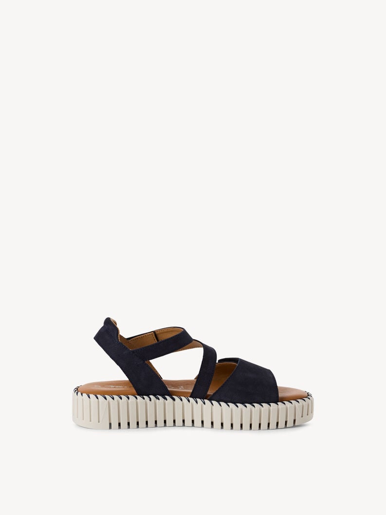 Tamaris Ledersandalette - Blau