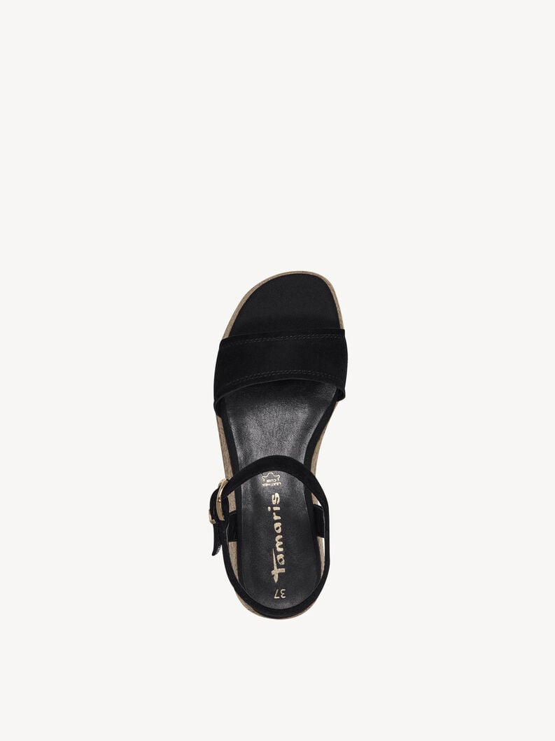 Tamaris Ledersandalette - Schwarz