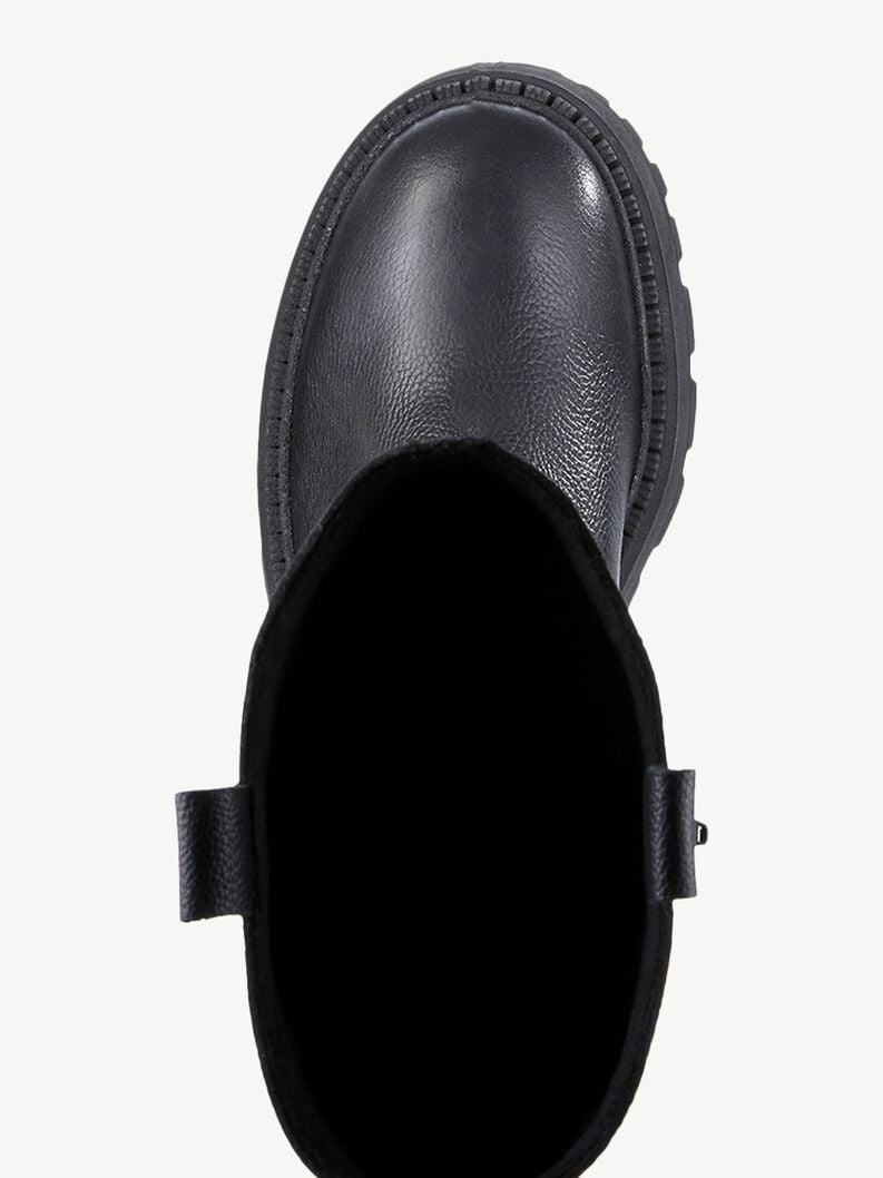 Tamaris Lederstiefel - Schwarz