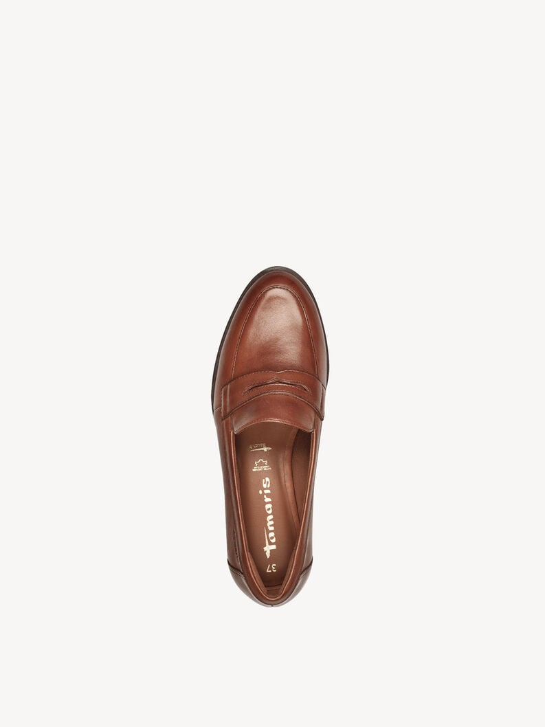 Tamaris Lederslipper - Braun