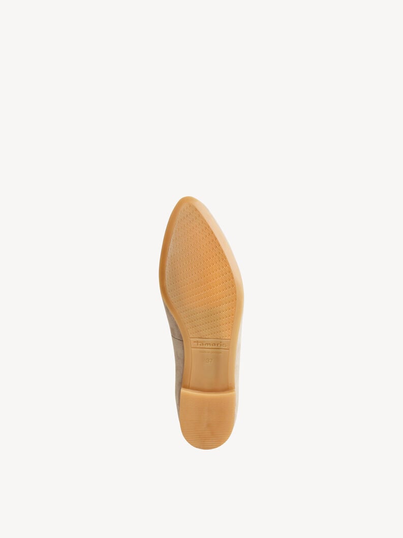 Tamaris Lederballerina - Beige