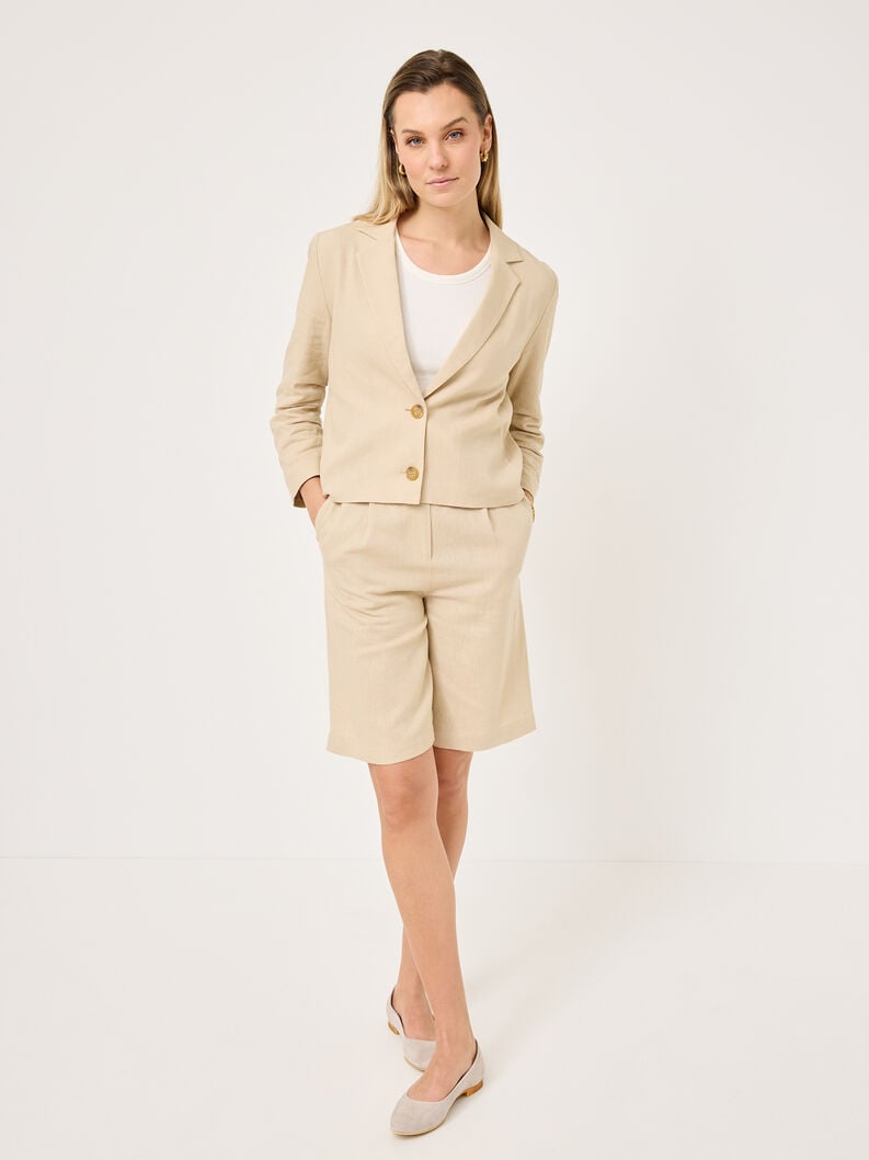Tamaris Lederballerina - Beige