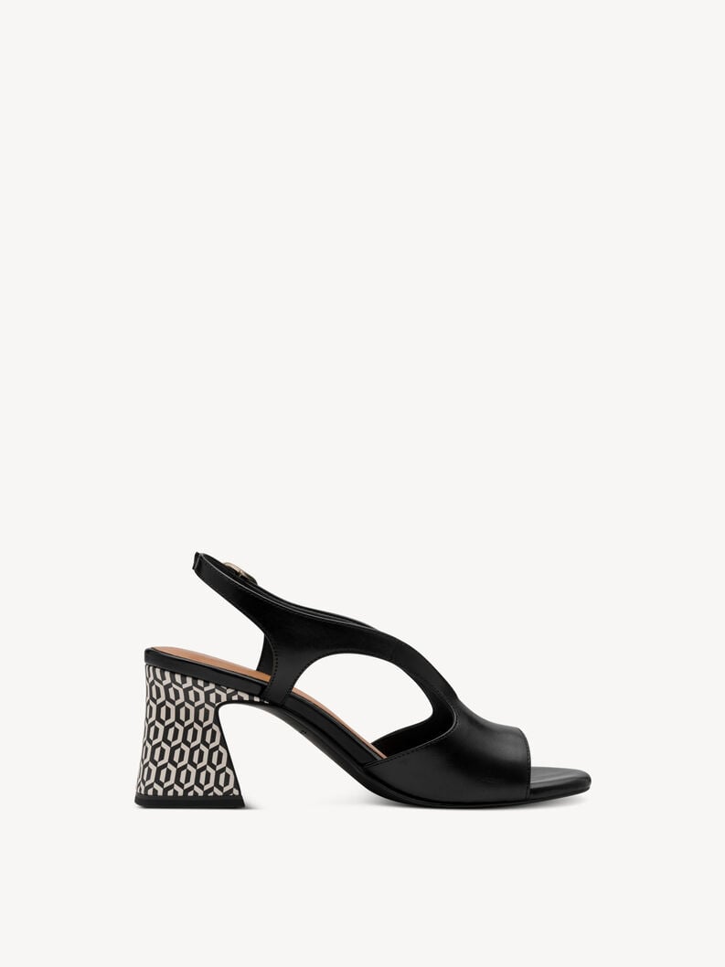 Tamaris Ledersandalette - Schwarz