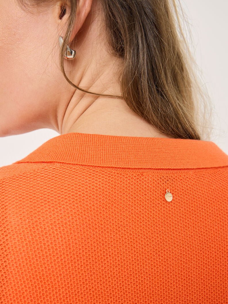Tamaris Polo Sweater - Orange