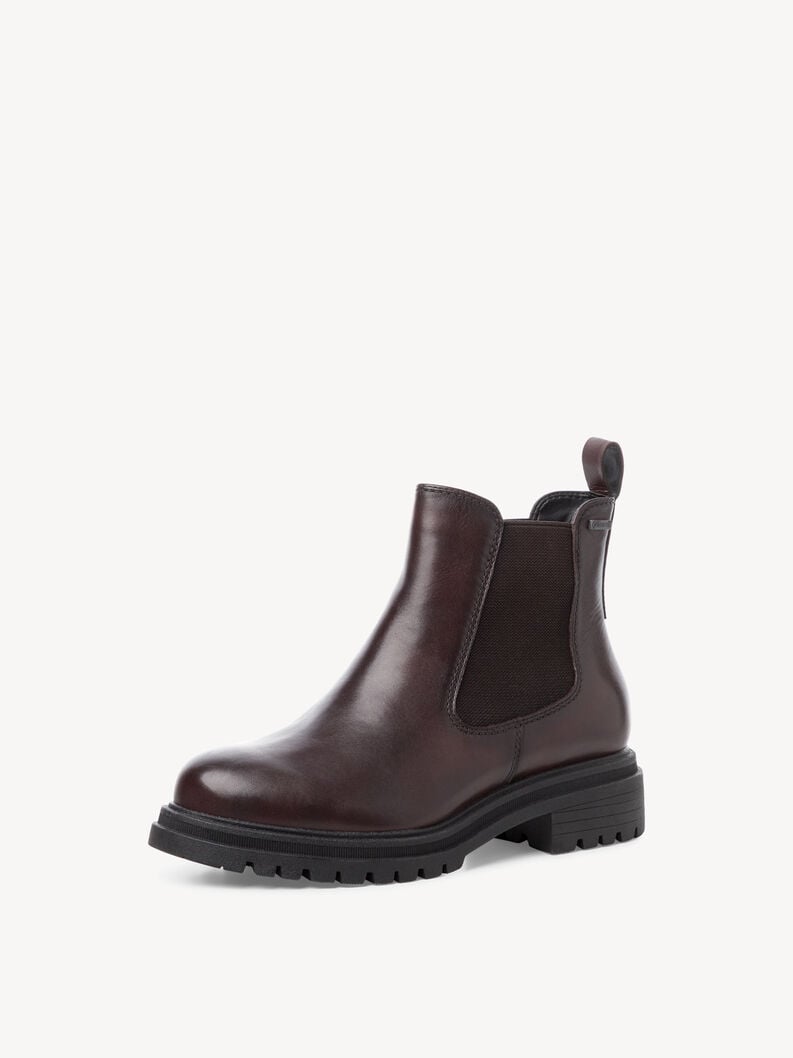 Tamaris Leder Chelsea Boot Gore-tex - Braun