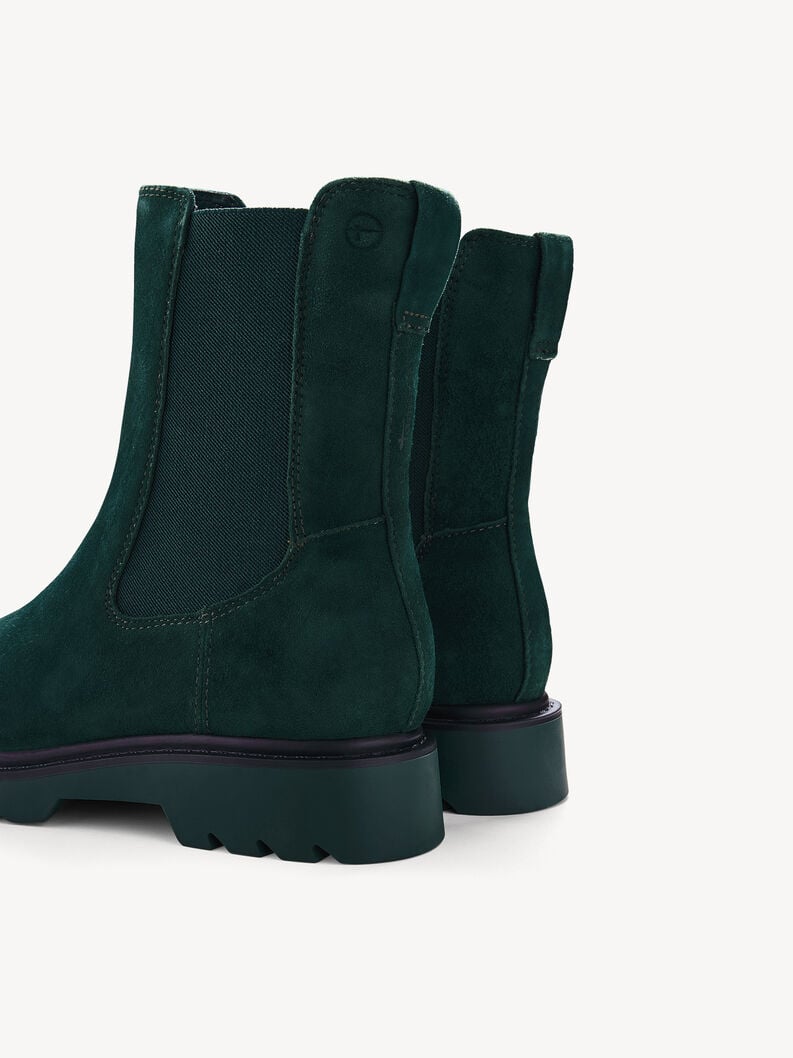 Tamaris Leder Chelsea Boot - Grün